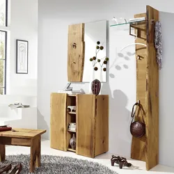 Photo of a wooden hallway