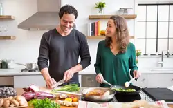 Kitchen cooking photo