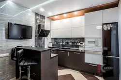 Кухня 48 кв м дызайн