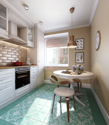 Kitchen 48 sq m design