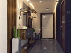 Design of hallways on 9 floors