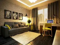 Guest bedroom design with sofa