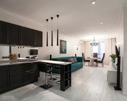 Kitchen design peak 17 sq.m.
