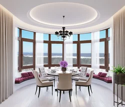 Kitchen Design With Semicircular Wall