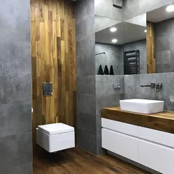 Vanna otağı dizaynı qrafit və ağac