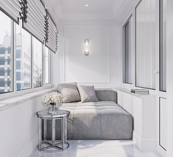 Design loggia 20 sq m