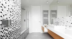 Bathroom Design With Mosaic Gray