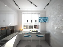 High-tech small kitchen design