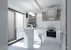 High-tech small kitchen design