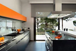 High-tech small kitchen design