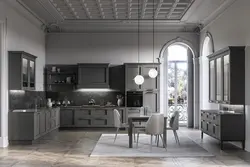 Kitchens in gray design 2023