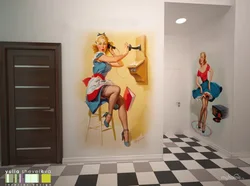 Pin-up uslubidagi oshxona