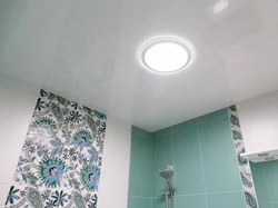 Suspended ceiling design for bathroom