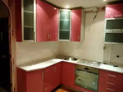 Panel ev dizayn küncündə mətbəxlər