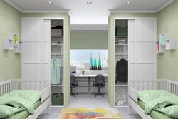Children'S Bedroom Design With One Window