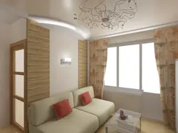 Living room design in Khrushchev without redevelopment