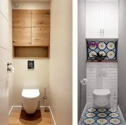 Bathroom design with installation and wardrobe