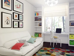 Bedroom 14 sq m design children's