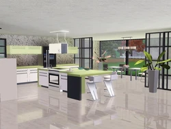Mods olmadan sims 4-də mətbəx dizaynı