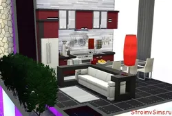Тарҳрезии ошхона дар Sims 4 бе модулҳо