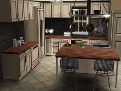Kitchen design in sims 4 without mods