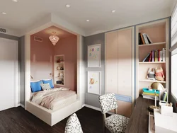 Yotoqxona Dizayni Qiz Uchun 12 M²