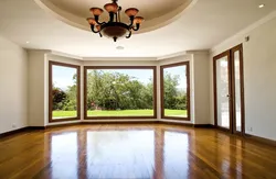 Photo of a window from inside the apartment