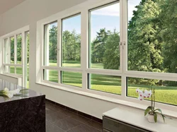 Photo of plastic windows in the apartment