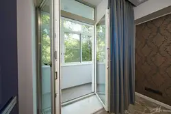 Photo of balcony doors in the apartment