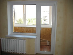 Photo of balcony doors in the apartment