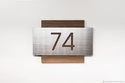 Apartment door number photo