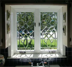 Stained glass windows photos in the apartment