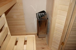 Sauna on the balcony in the apartment photo