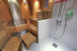 Sauna on the balcony in the apartment photo