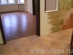Same flooring throughout the apartment photo