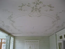 Drawings On The Ceiling In The Apartment Photo
