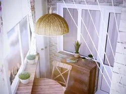 Bir mənzildə Provence üslubunda balkon
