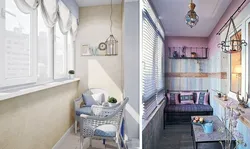 Kvartira fotosuratida Provans uslubidagi balkon