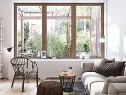 Window color in the apartment interior