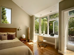 Apartment with windows facing east interior
