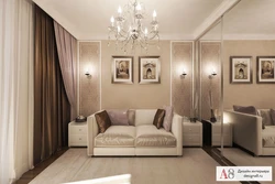 Design Of A Guest Room In An Apartment With A Sofa