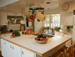 Photo Of The Kitchen Work Area In The House