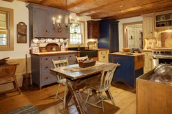 Old house kitchen interior