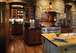 Old house kitchen interior