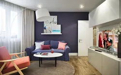 Yashash xonasi dizayni 44 m²
