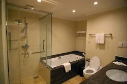 Room next to the bathroom design