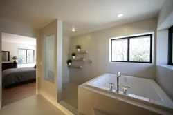 Room next to the bathroom design