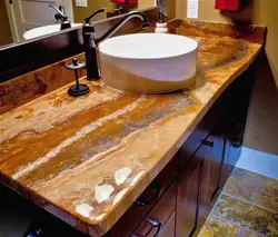 Epoxy resin in bathroom design
