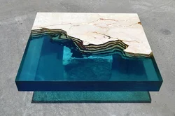 Epoxy resin in bathroom design