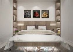 Design of wall cabinets for bedroom